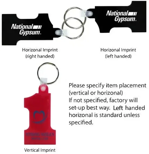 Personalized Number One Key Fob  — view 3