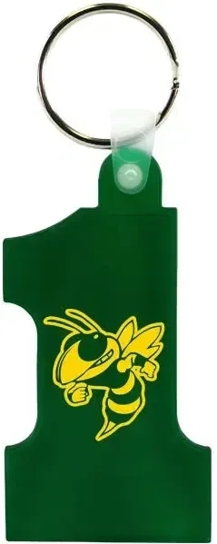 Personalized Number One Key Fob  — view 4