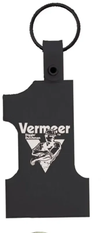 Customizable Number One Shaped Key Tag — view 12