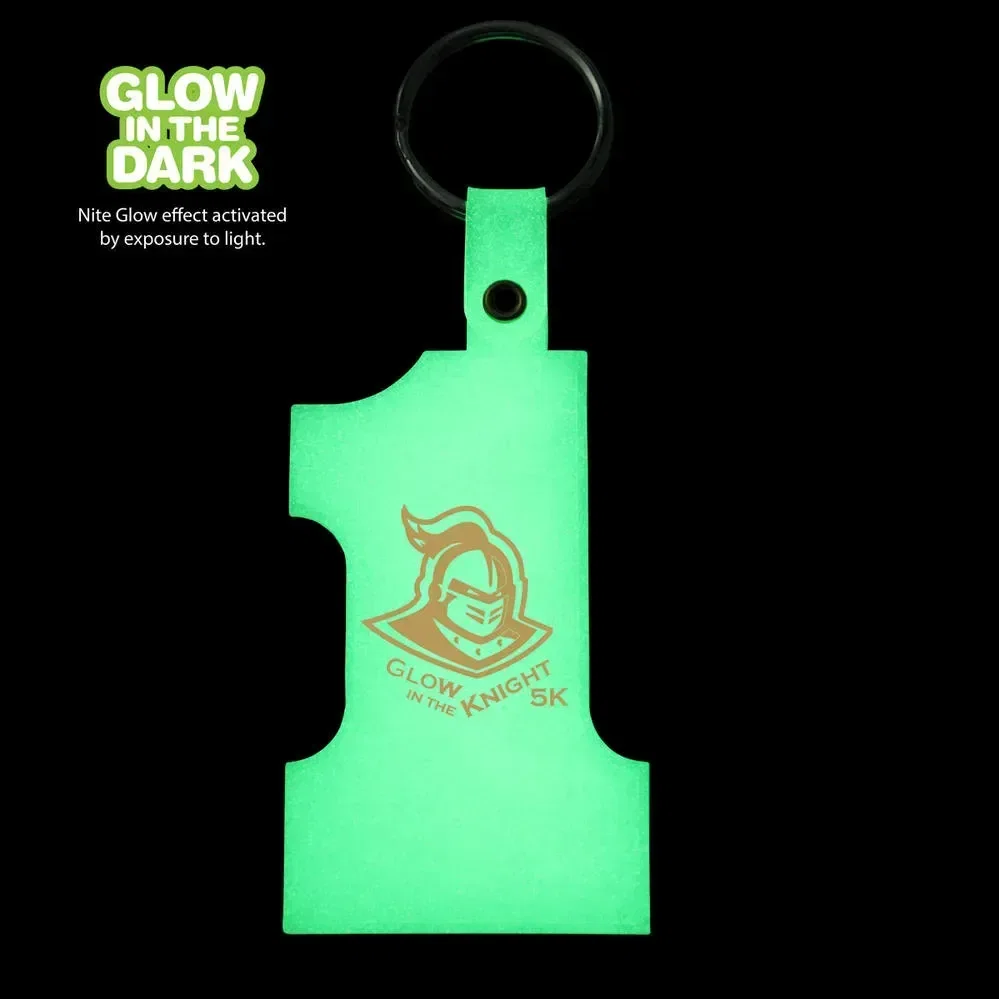 Customizable Number One Shaped Key Tag