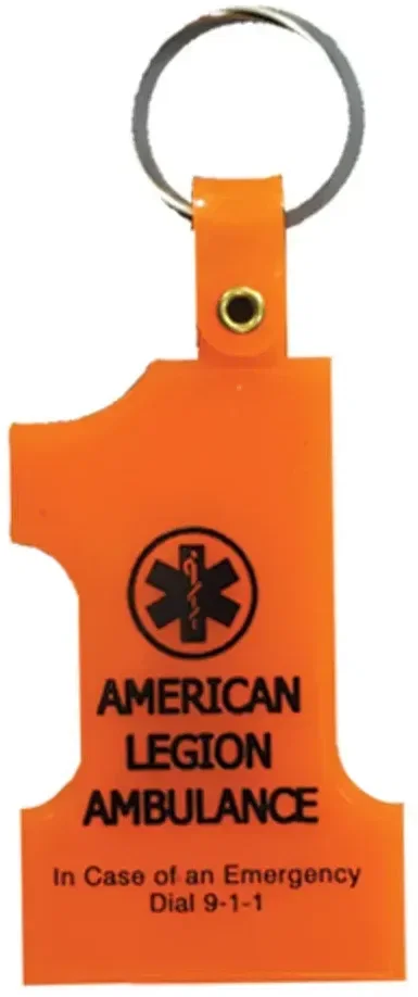 Customizable Number One Shaped Key Tag — view 4