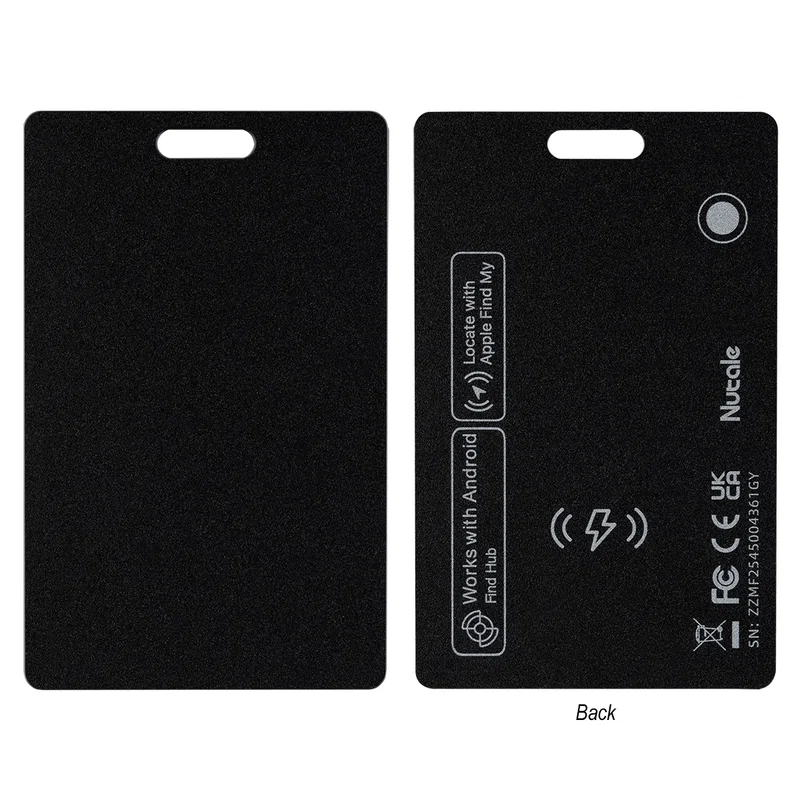Slim card profile slipped into a billfold slot