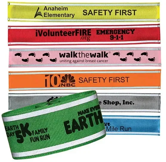 Nylon Reflective Snap Band