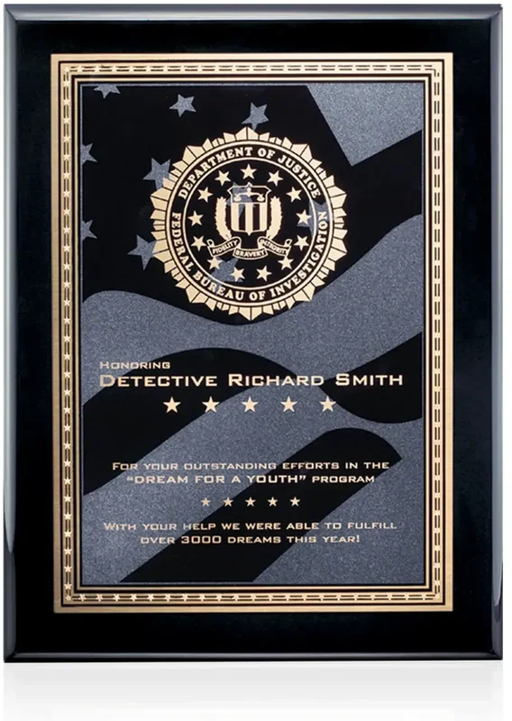 Oakleigh Stars & Stripes Plaque — view 2