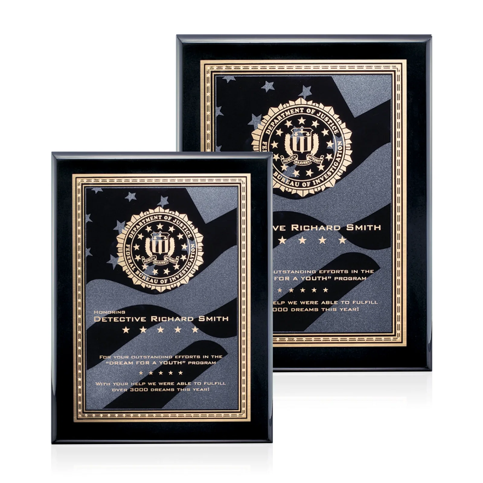 Oakleigh Stars & Stripes Plaque — view 4