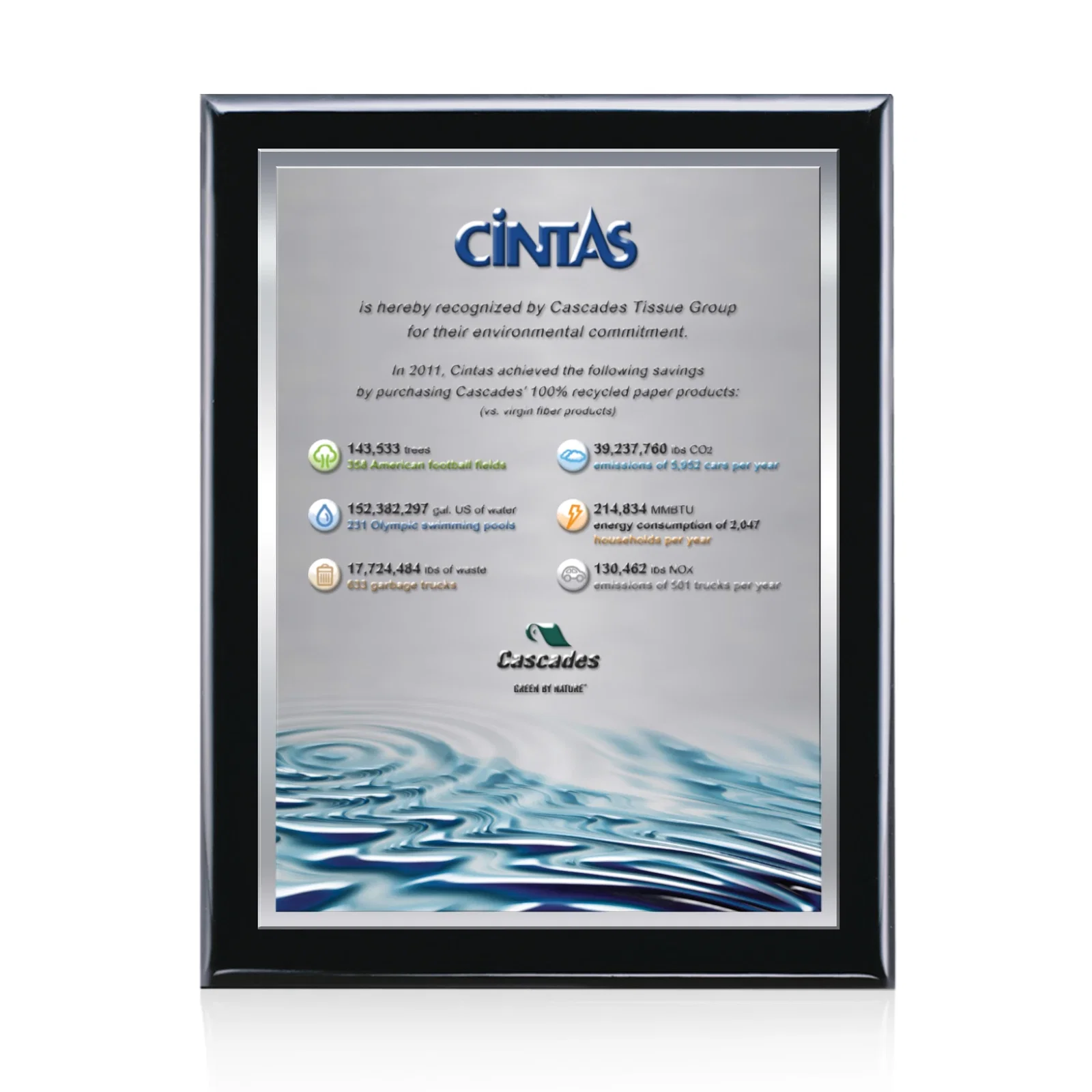 Custom Metal Plate Wall Plaque With 3D Raised Texture, Black Piano Finish for graduation ceremonies