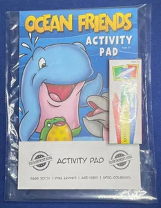Ocean Friends Childrenβs Activity Pad - Free Shipping on Fun Pack