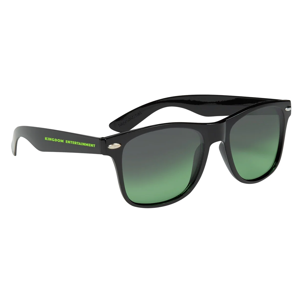 Green tinted pair shown from the front
