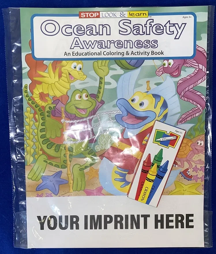 Ocean Safety Awareness Coloring and Activity Book — view 2