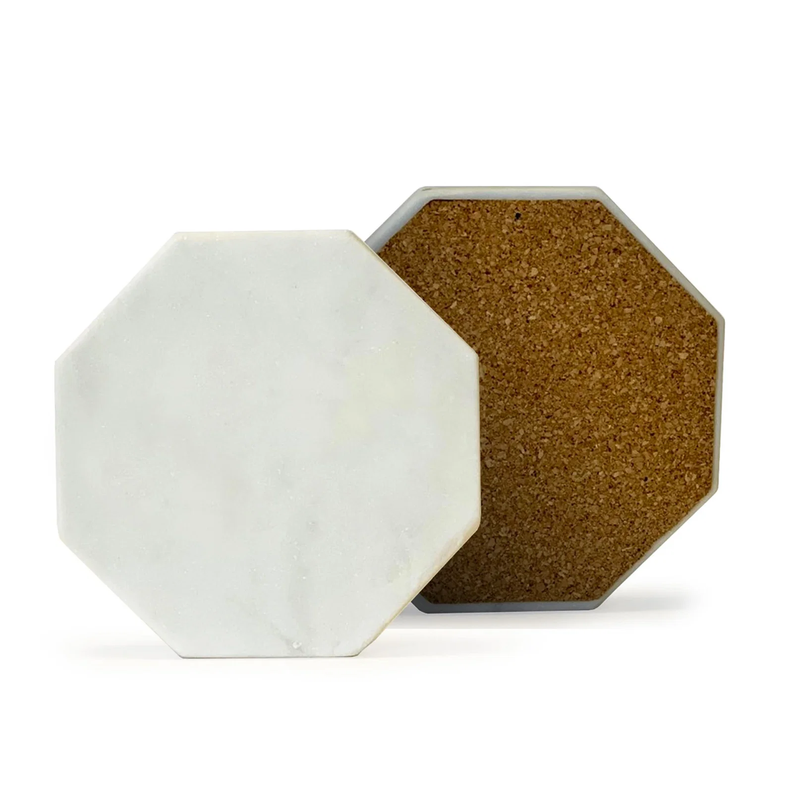 Marble Octagon Coaster (single) — view 3
