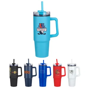 Octava 30 oz Swivel-Lid Steel Mug
