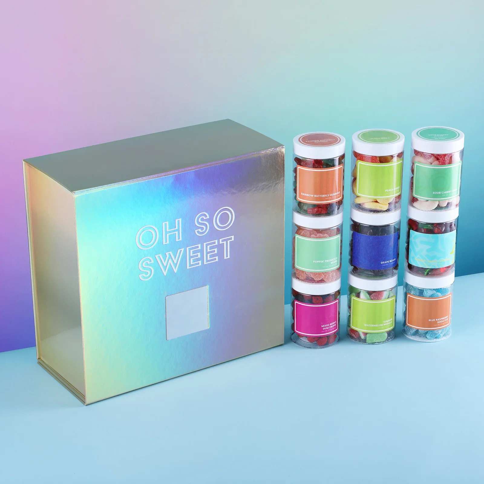 Oh-So-Sweet Candy Gift Set (9 Large Jars - 7 oz Each) — view 5