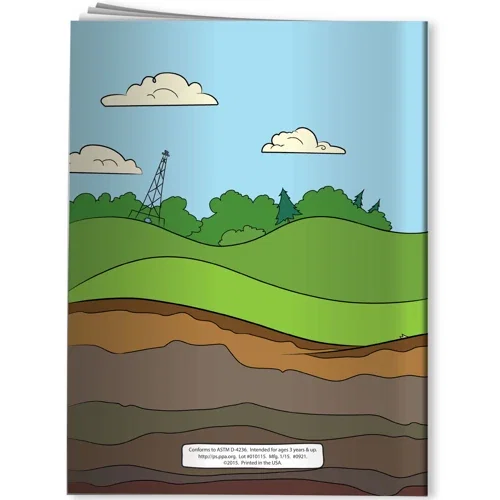 Open Oil & Gas Natural Resources coloring book pages with energy-themed line art to color