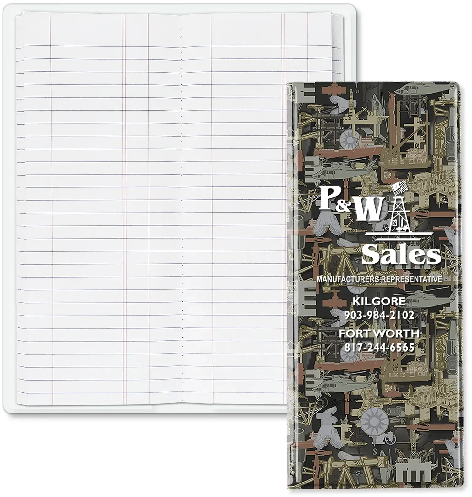 Oilfield Camo™ Custom Tally Book - 200 Pages — view 2
