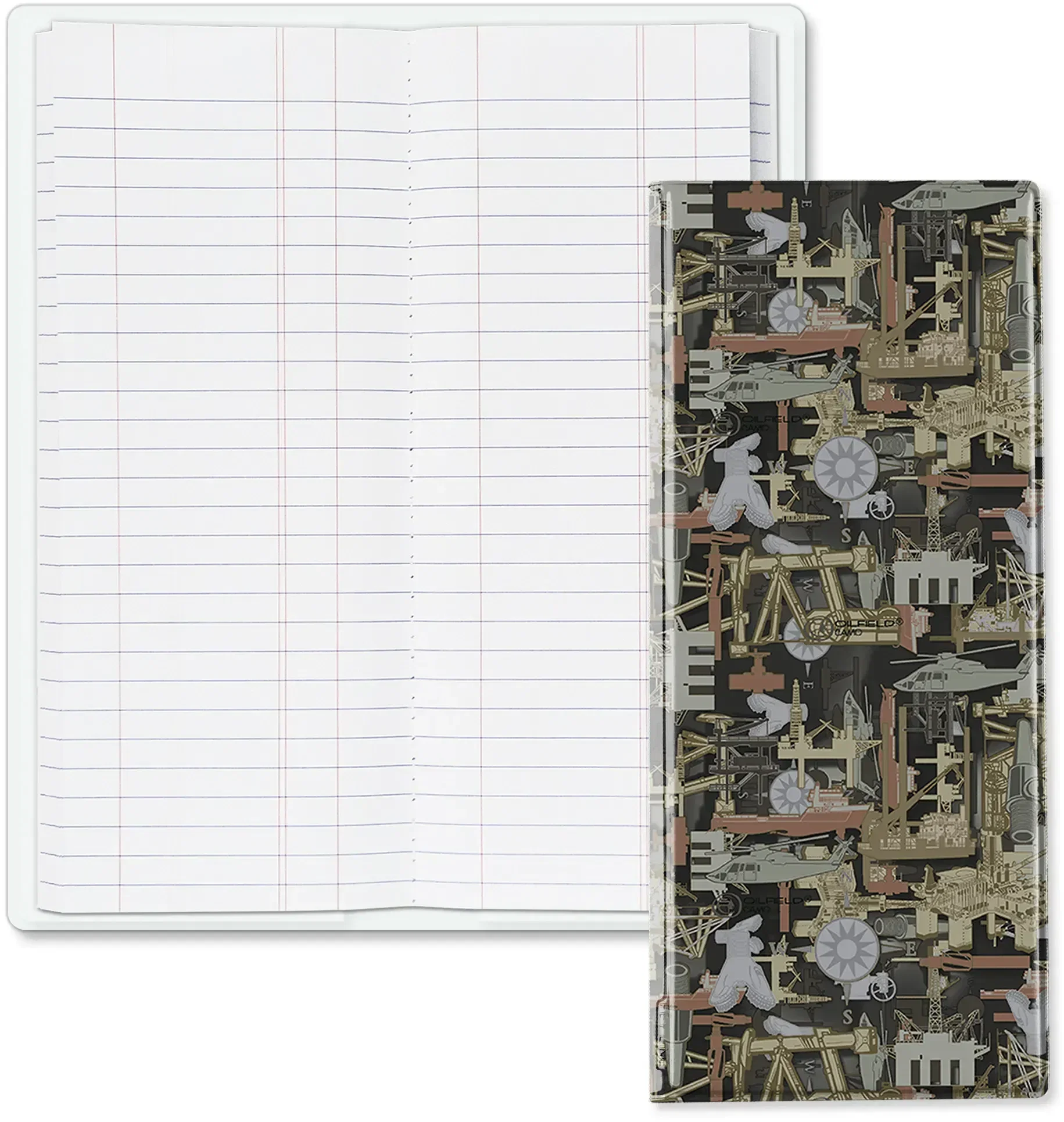 Oilfield Camo™ Custom Tally Book - 200 Pages — view 3