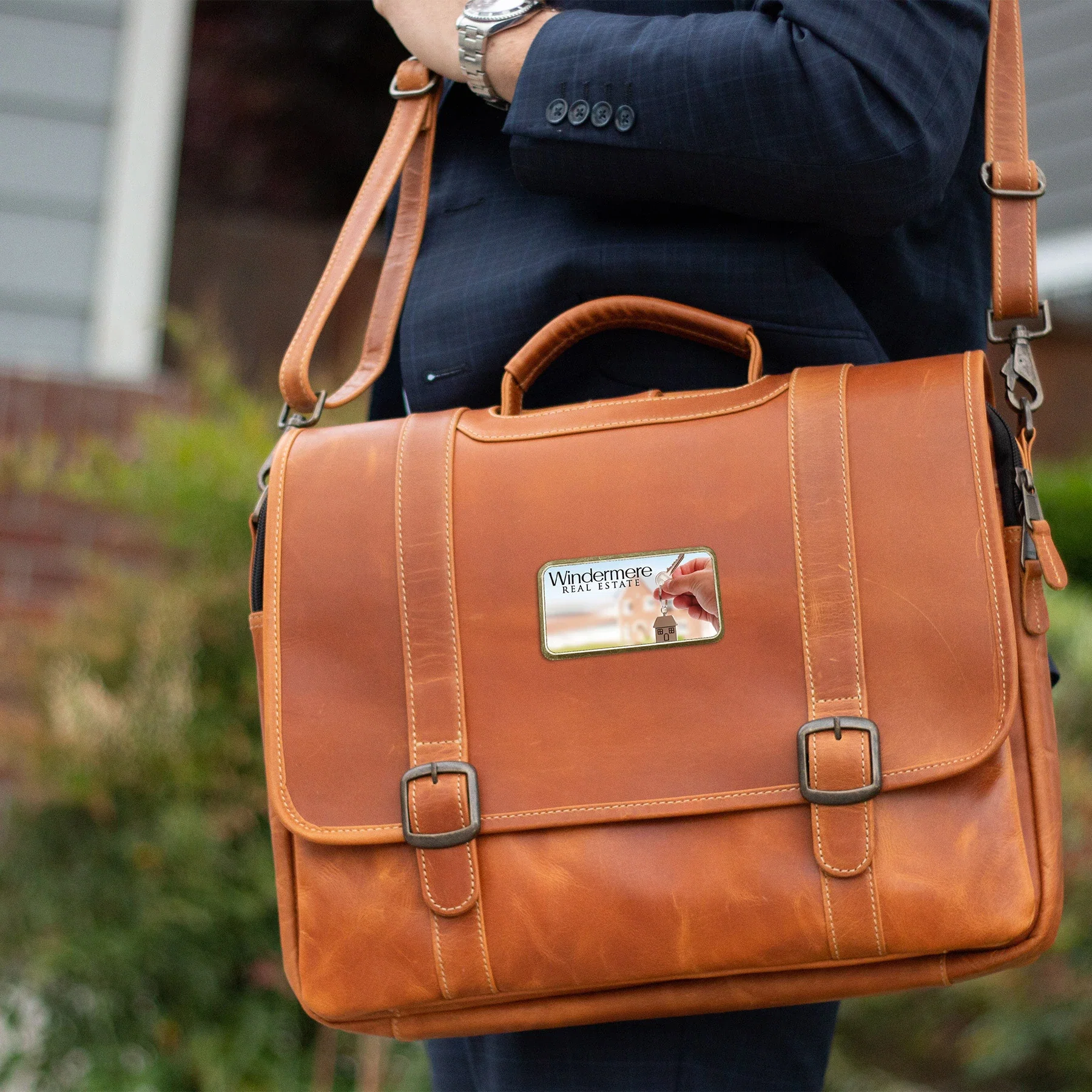 Old Fort Canyon Leather Brief — view 2