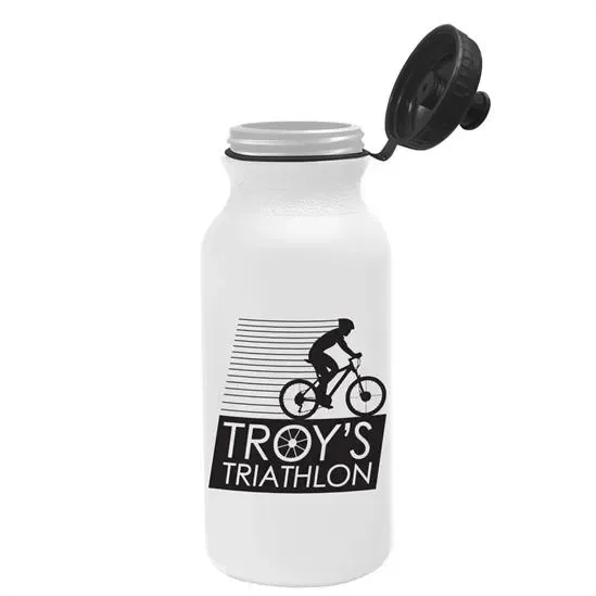 Omni Bike Bottle with Tethered Push-Pull Lid (20 oz.) — view 14