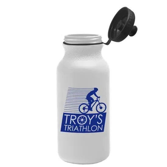 Omni Bike Bottle with Tethered Push-Pull Lid (20 oz.) — view 3