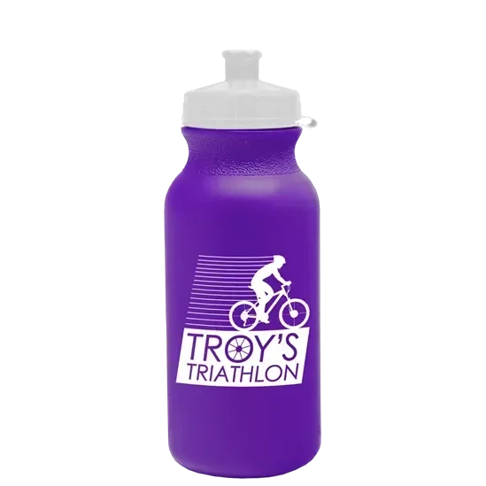 Omni Bike Bottle with Tethered Push-Pull Lid (20 oz.) — view 6