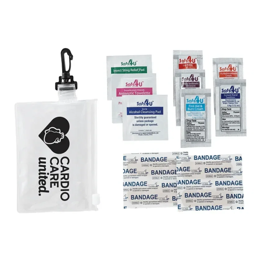 Branded On The Go First Aid Pack (12 Piece) — view 4