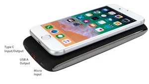 Custom On-The-Go PD Wireless Power Bank 10,000 mAh