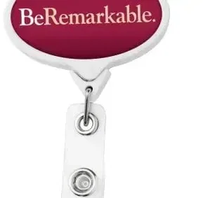 Custom JUMBO Oval Badge Reel — view 3