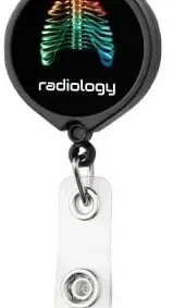 Custom Logo Badge Reel with Lanyard Attachment — view 3