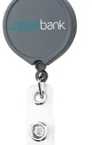 Custom Logo Badge Reel with Lanyard Attachment — view 4