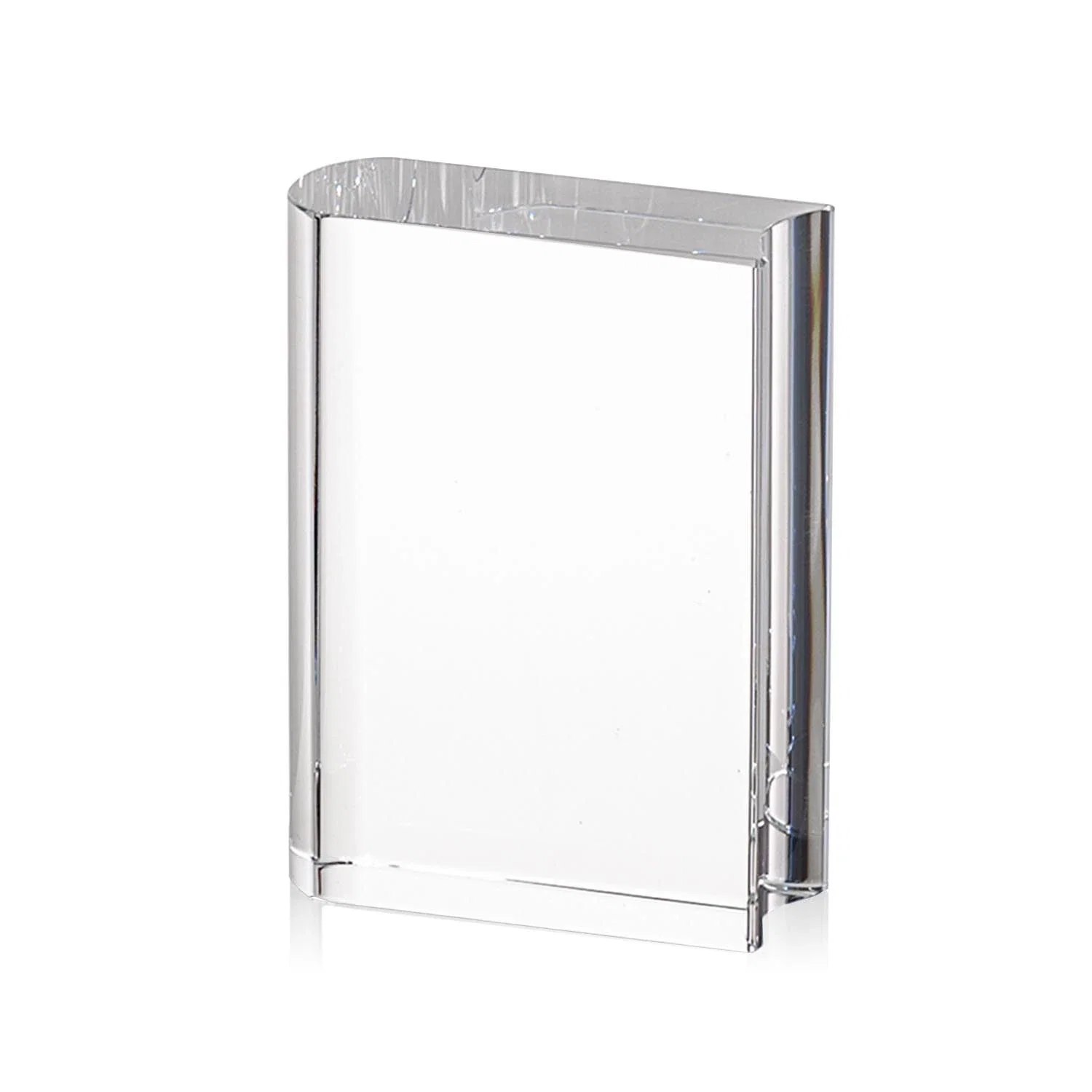 Custom Full Color Open Book Crystal Award for dealer and partner awards