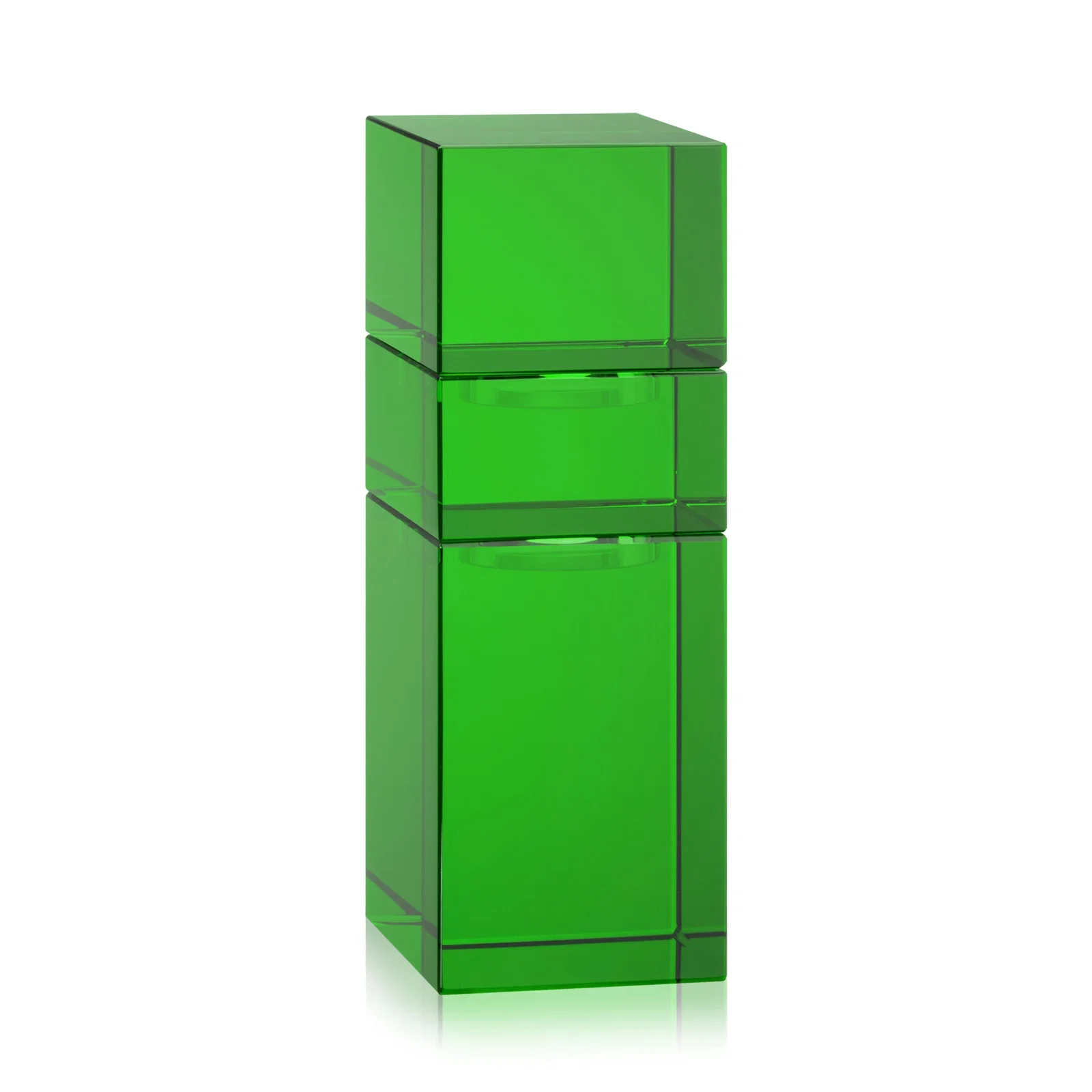 Personalized Optical Crystal Stacker Block for the Tofino Milestone Tower, with your logo for safety achievement programs