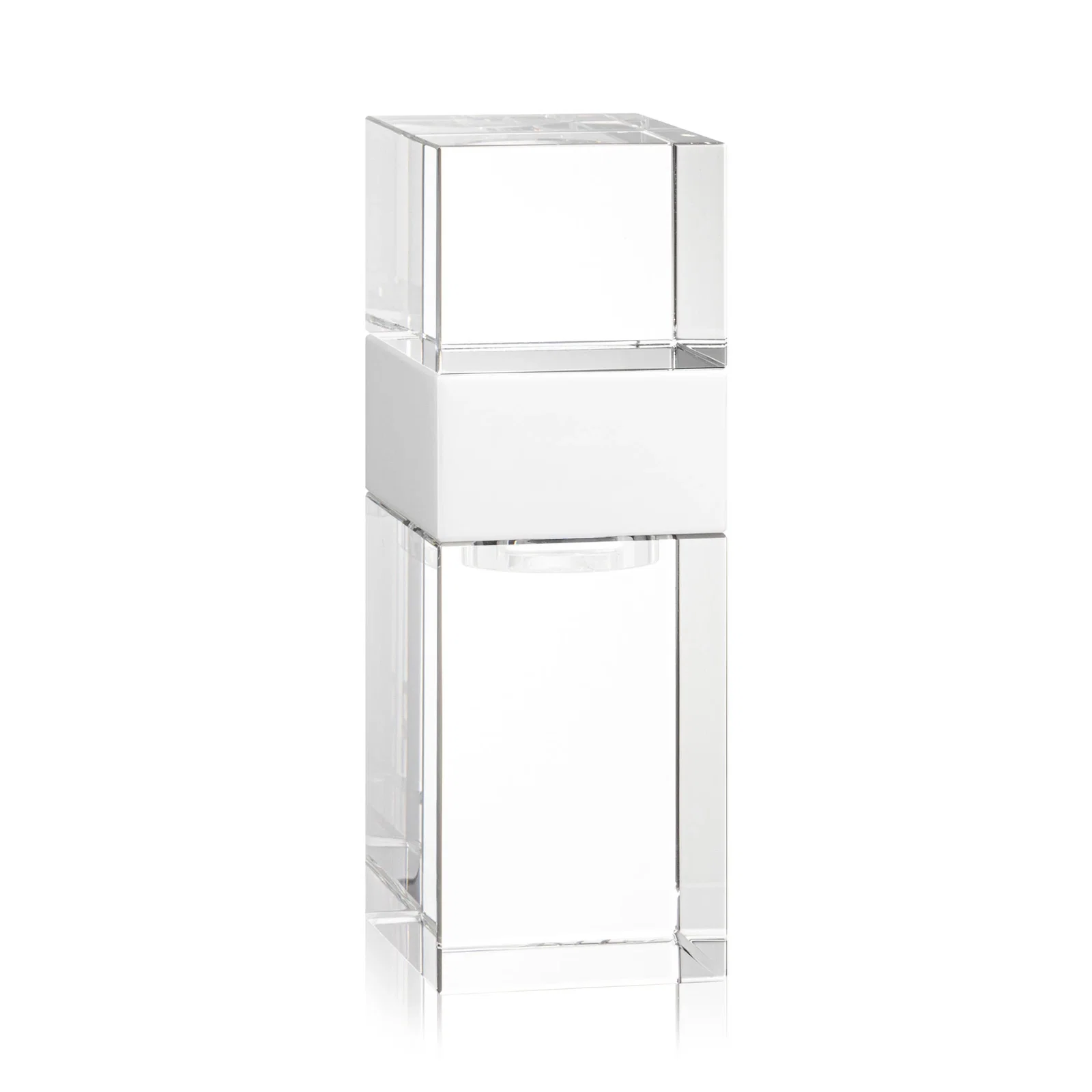 Custom Optical Crystal Stacker Block for the Tofino Milestone Tower, with your logo for dealer and partner awards