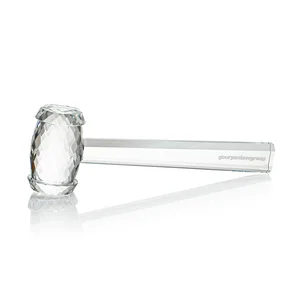 Crystal Gavel Award, 10" with Faceted Head