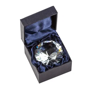 Brilliant-Cut Diamond Crystal Paperweight, 2"-4" in 5 Sizes