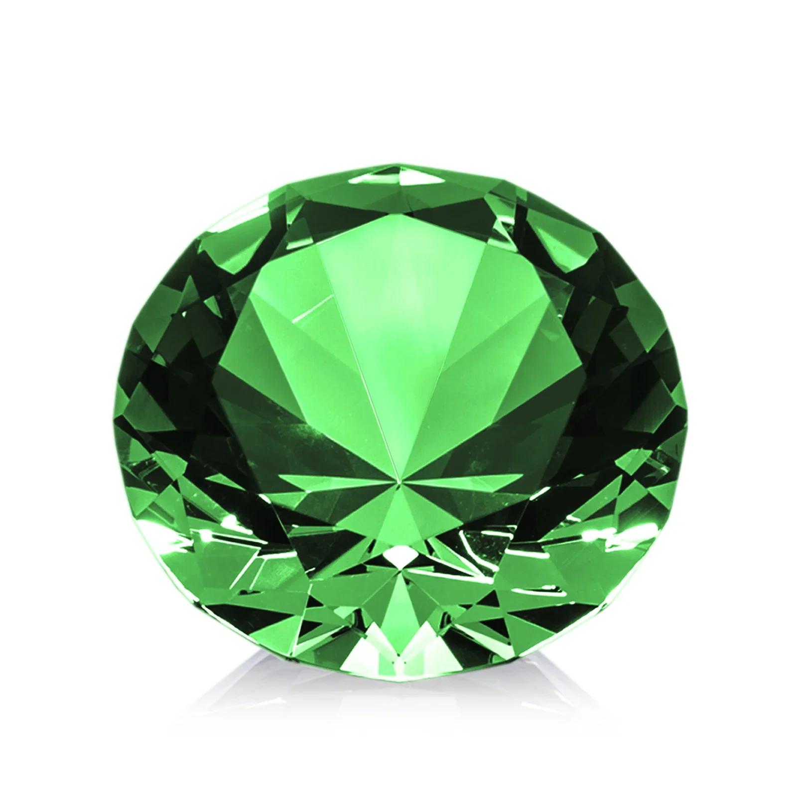 Custom engraved Brilliant-Cut Diamond Crystal Paperweight, 2"-4" in 5 Sizes, gemstone award for corporate award ceremonies