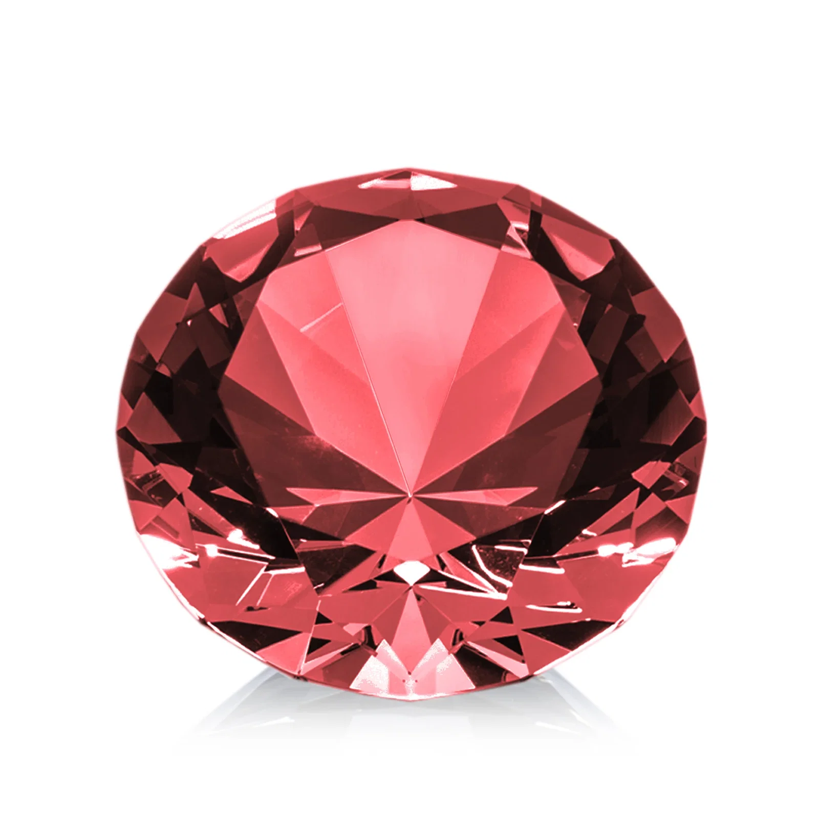 Custom engraved Brilliant-Cut Diamond Crystal Paperweight, 2"-4" in 5 Sizes, gemstone award for donor appreciation