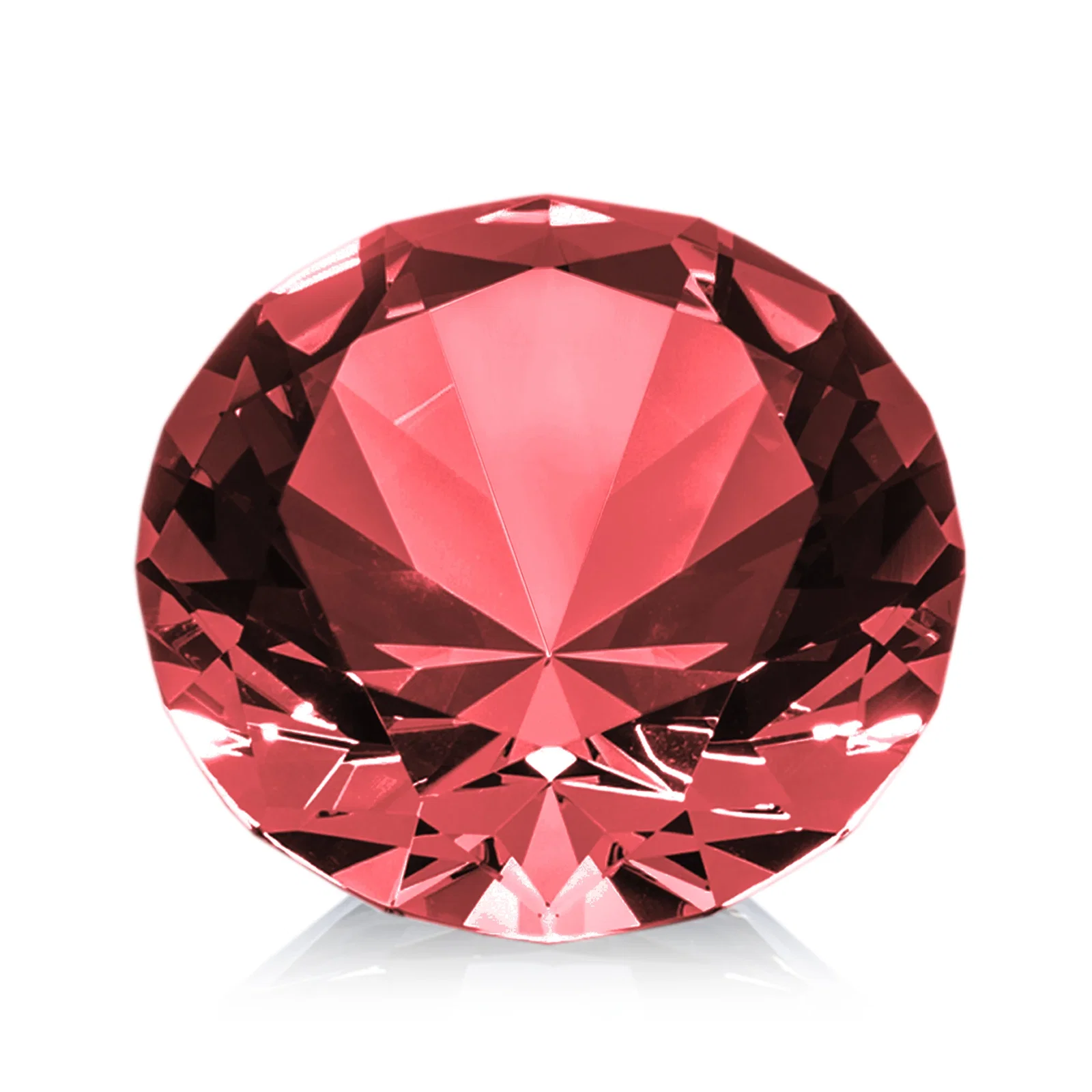 Custom engraved Brilliant-Cut Diamond Crystal Paperweight, 2"-4" in 5 Sizes, gemstone award for graduation ceremonies