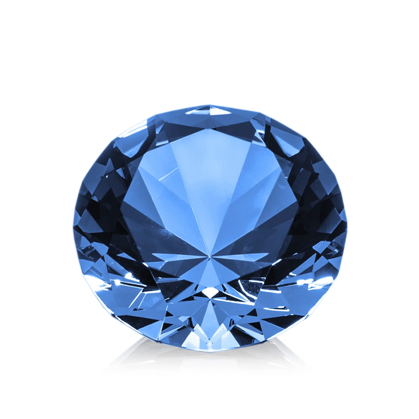 Custom engraved Brilliant-Cut Diamond Crystal Paperweight, 2"-4" in 5 Sizes, gemstone award for volunteer appreciation