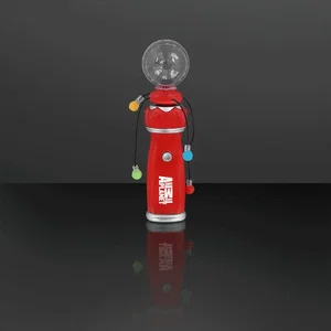 Orbiting LED toy Wand with crystal ball