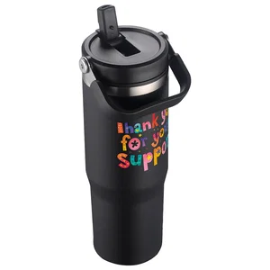 Oreno 30 oz Straw Lid Travel Tumbler