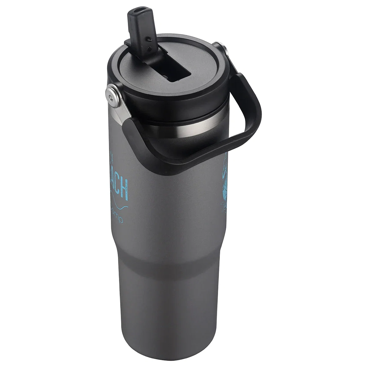 Oreno straw lid tumbler, side profile
