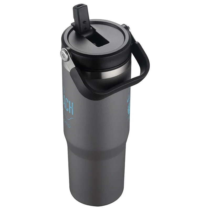 Oreno straw lid tumbler, side profile