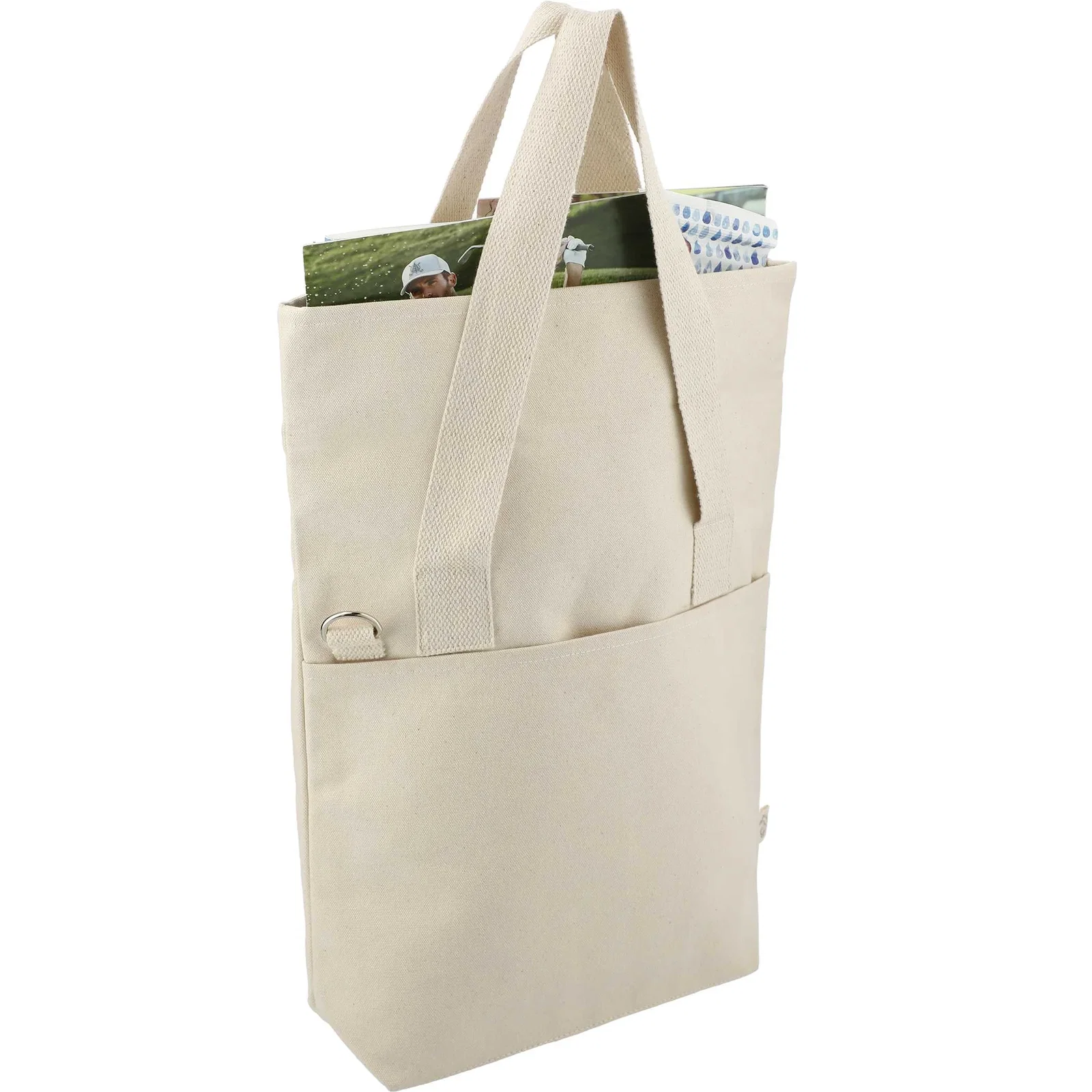 16 oz Organic Cotton Commuter Tote — view 11