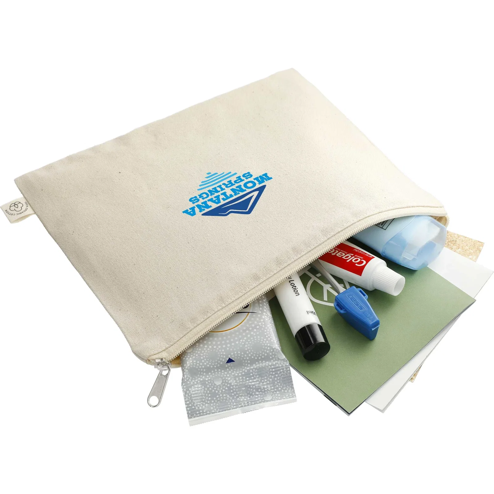 Personalized Organic Cotton Travel Pouch — view 14