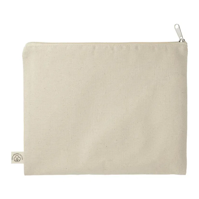 Personalized Organic Cotton Travel Pouch — view 2