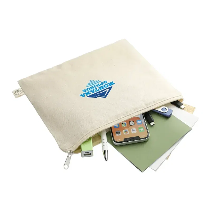 Personalized Organic Cotton Travel Pouch — view 6