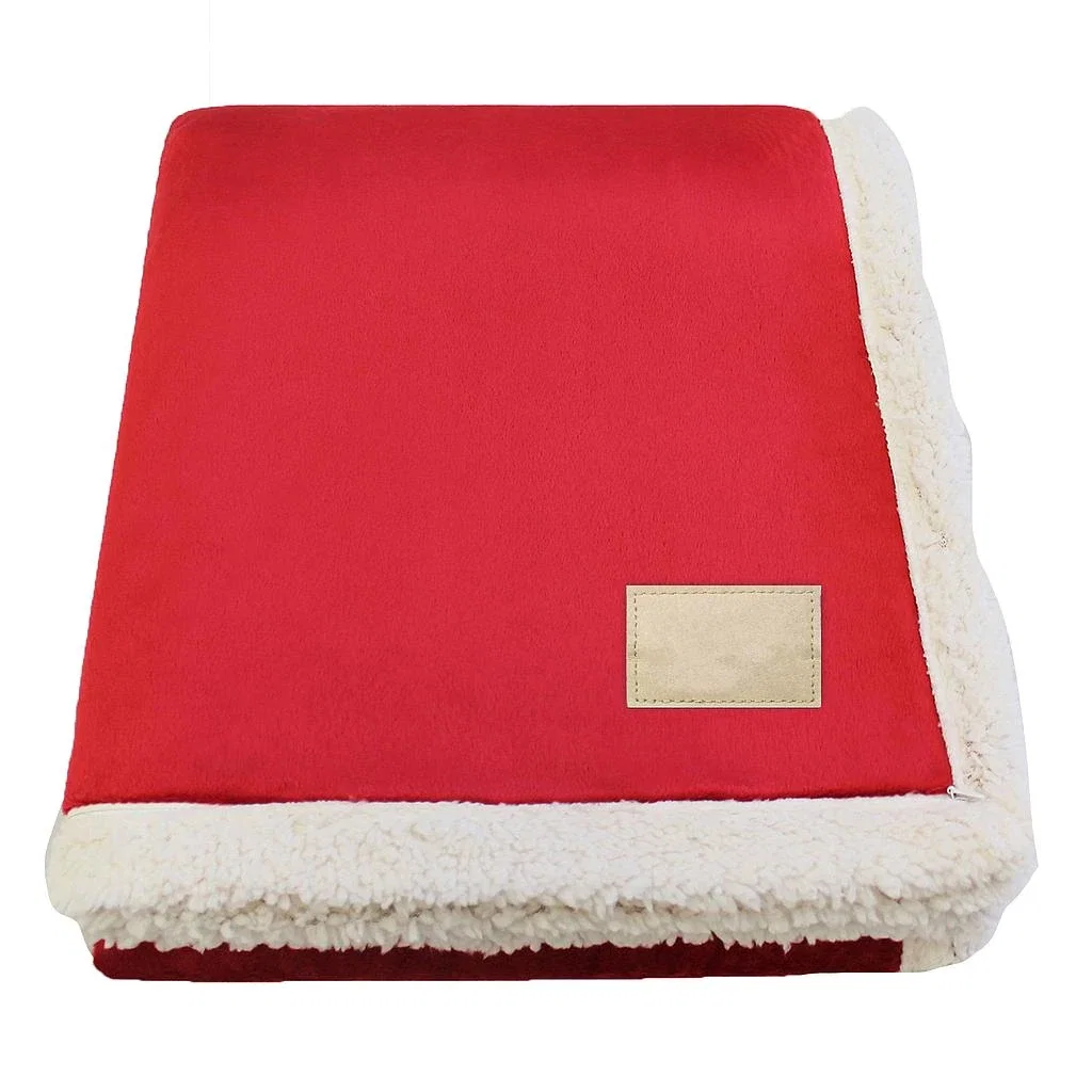 Original Lambswool Throw — Red