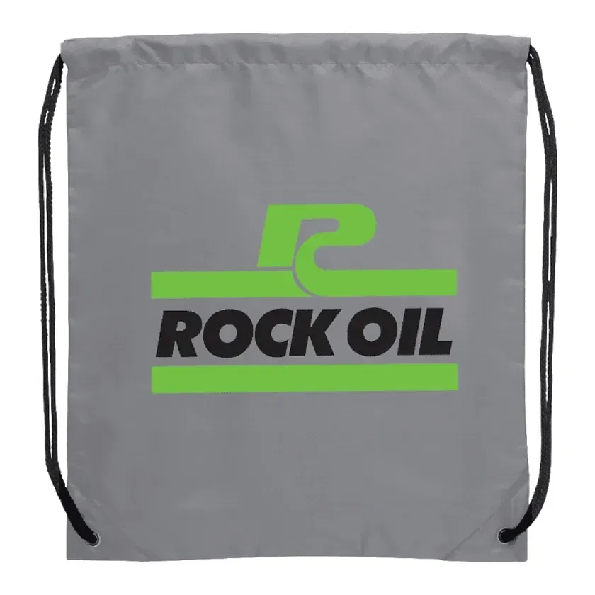 Custom Oriole Drawstring Bag - 210D Polyester