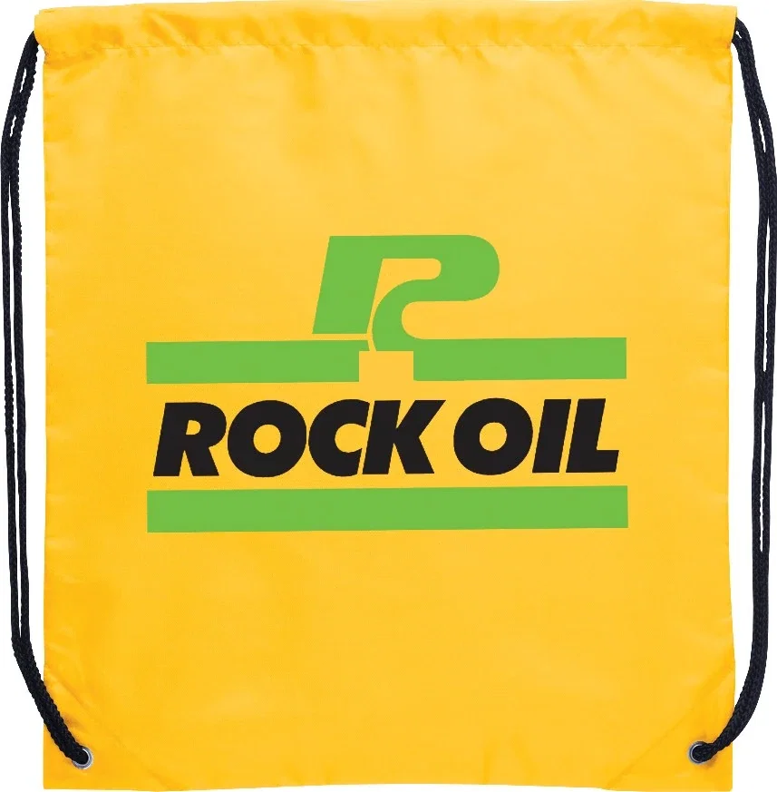 Custom Oriole Drawstring Bag - 210D Polyester — view 119