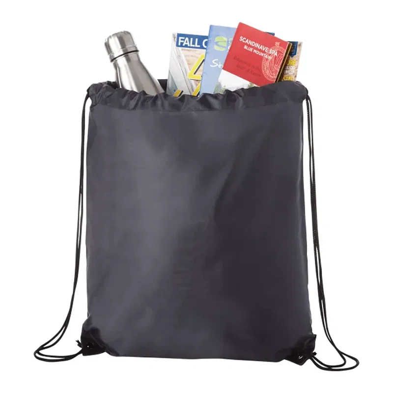 Custom Oriole Drawstring Bag - 210D Polyester — view 12