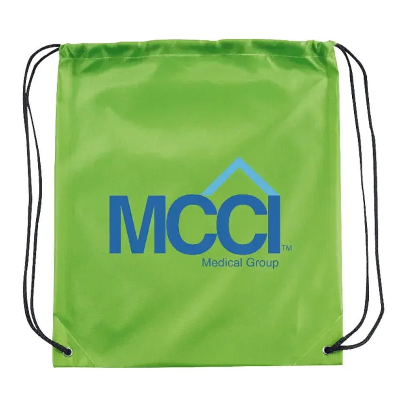 Custom Oriole Drawstring Bag - 210D Polyester — view 23